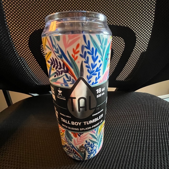 8x3.5 inches approximately tall boy Tumbler NWT + free 8 new Nespresso capsules - Picture 1 of 9